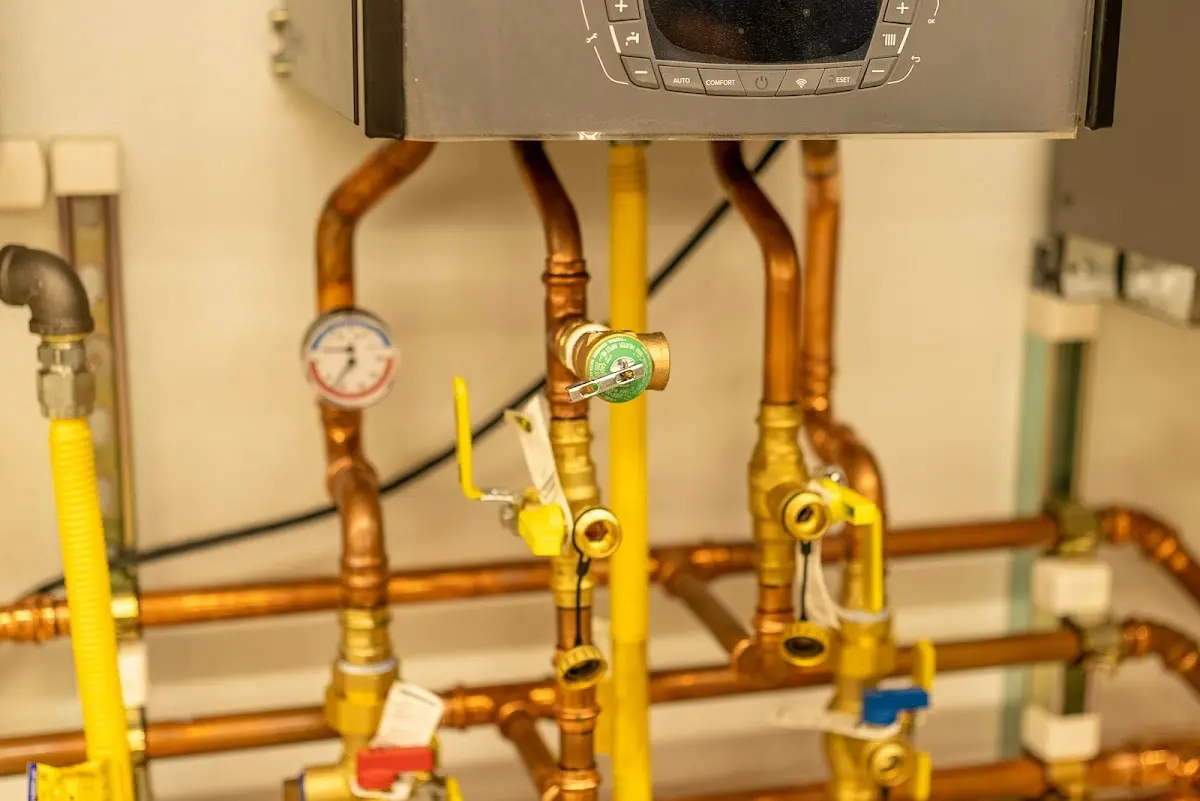 Licensed technician providing Slab Leak Repair for a homeowner in Maynard